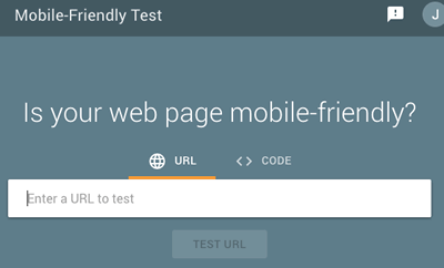 google mobile friendly webpage test